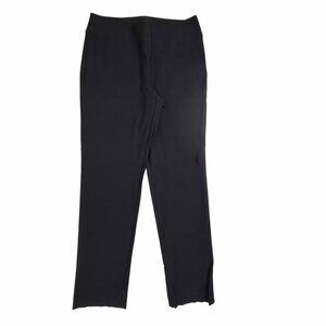 Nic+Zoe Women's Black Classic Straight-Leg Stretch Dress Pants Size 8